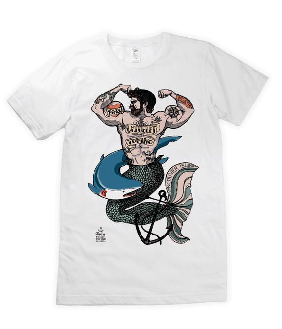 Merman Mermaid T-Shirt Merman Mermaid T-Shirt