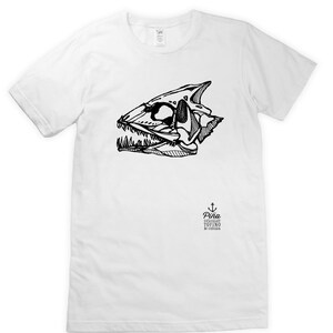 Fish Skull Unisex T-Shirt image 2