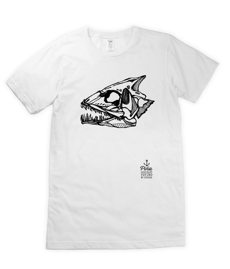 Fish Skull Unisex T-Shirt image 2