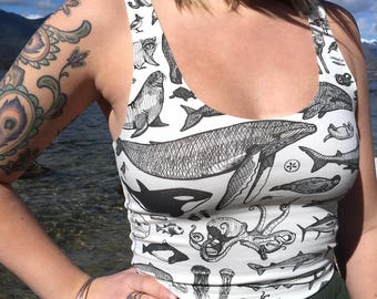 Species of Ucluelet Crop Top