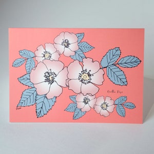 Nootka Rose Carte de vœux
