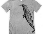 Whale Hugger on Unisex T-Shirt