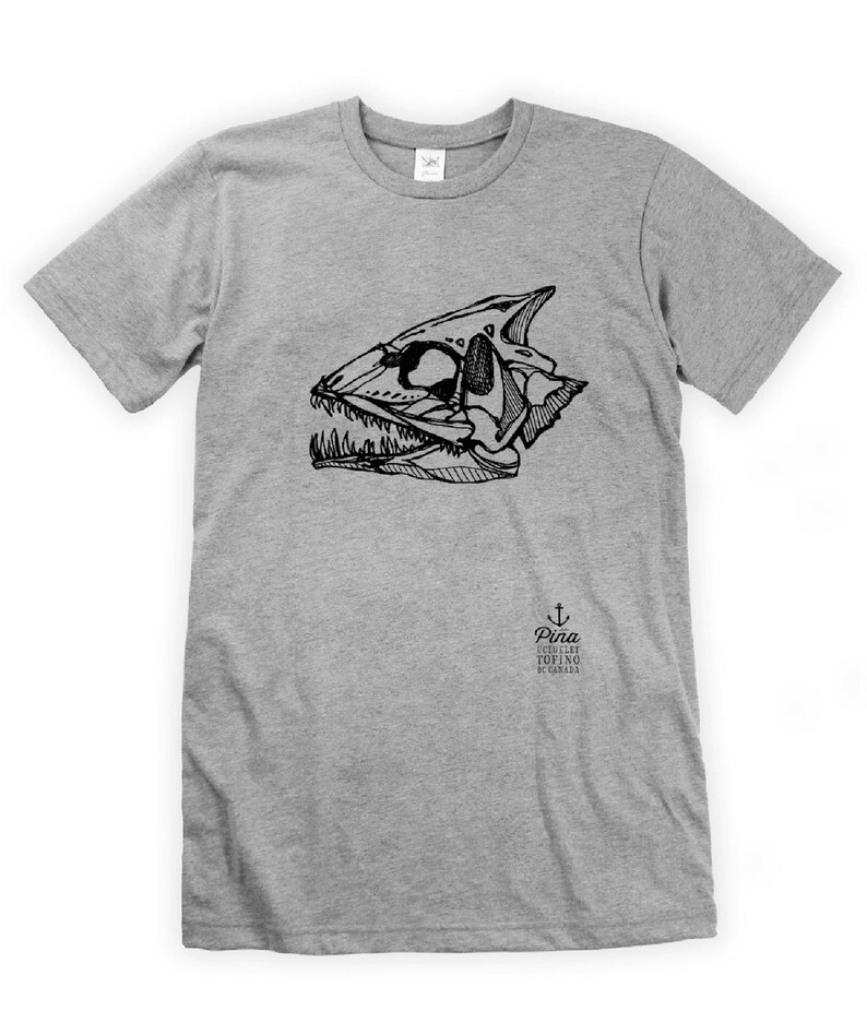 Fish Skull Unisex T-Shirt image 3