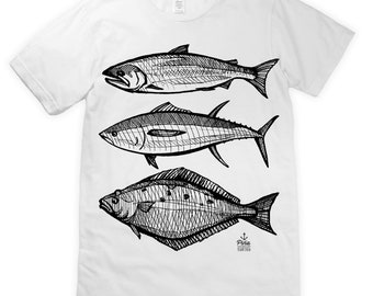 Salmon Tuna Halibut Fish Unisex T-Shirt