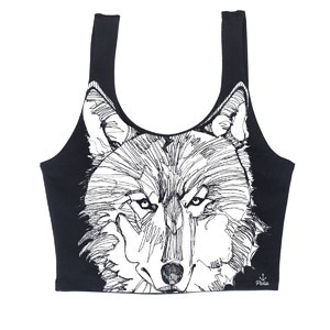 Wolf Crop Tank