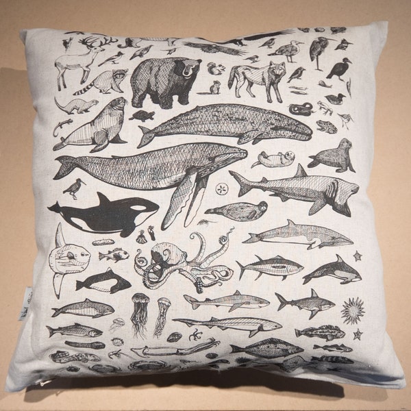 Species of Ucluelet Pillow Case