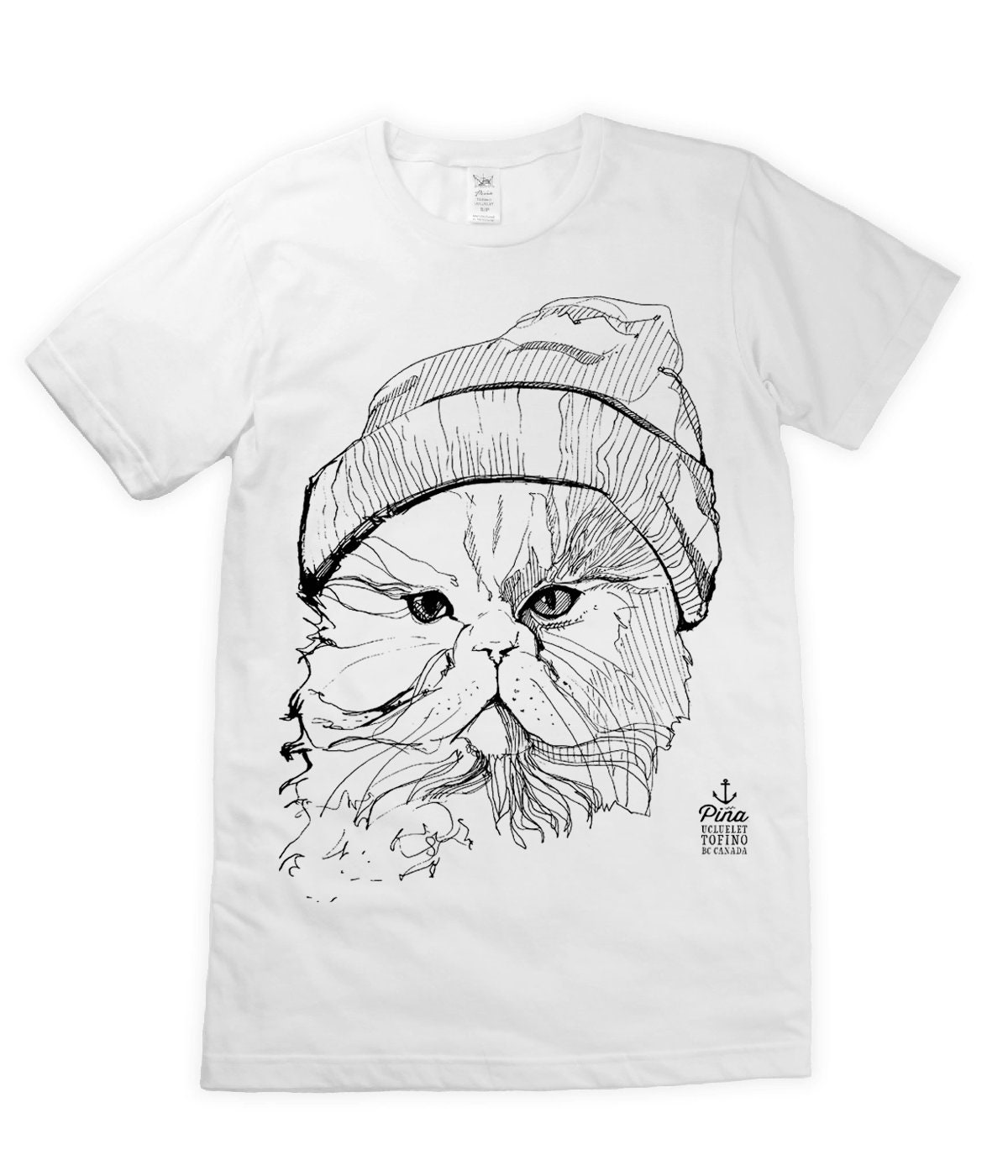 Cat in Toque Unisex T-shirt - Etsy