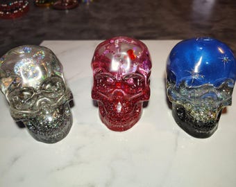 Caveira de globo de neve