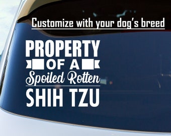 Custom Dog Breed Vinyl Decal for Pet Lovers - Perfect for Laptops, Water Bottles, and Cars