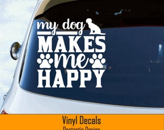 Dog Vinyl Decal for Dog Moms & Pet Lovers - Perfect for Laptops, Water Bottles, and Cars