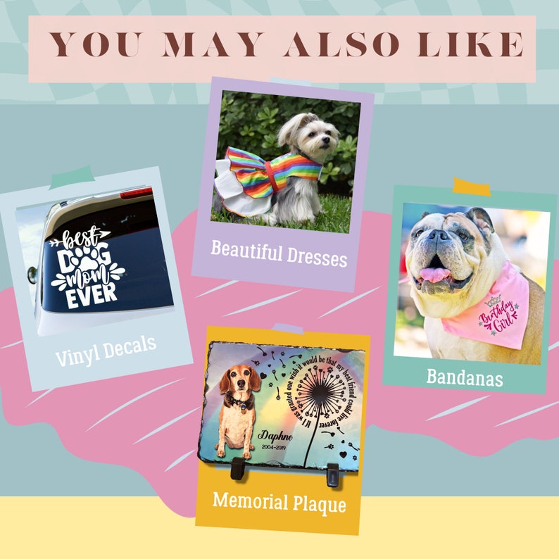 Custom Dog Stickers, Personalized Pet Photo Stickers, Great Gift for Dog Moms, Pet Lovers, New Puppy Gift, Birthday Gift, Mother's Day Gift image 9