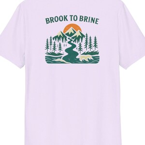 T-shirt i ekologisk bomull med motiv från River Conservation • Miljövänlig t-shirt för utomhusäventyr
