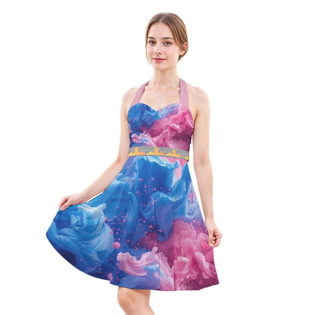 sparkly blue dress ZAPAKA Women Light Long Prom A-Line V-Neck Beaded Size:XL-2XL Blouse Womens Dark Brown Boots