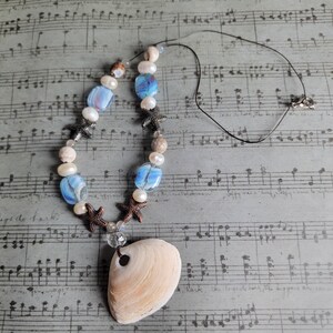 Shell and Pearl Necklace