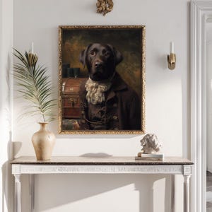 Custom Regal Pet Portrait, Royal Dog Cat Painting, Personalized Pet Gift, Custom Pet Artwork, Renaissance Pet Portrait, Wall Art