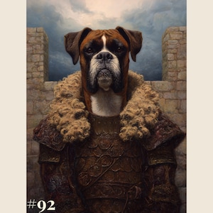 Custom Regal Pet Portrait, Personalized Pet Gift, Custom Renaissance Pet Painting, Customized Pet Portrait from Photo, Pet Wall Art