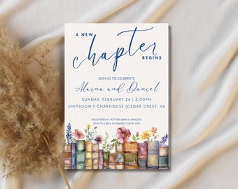 Bridal Shower Invitation Template | Storybook Theme (Digital Download)