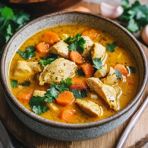 Anti-Inflammatory Turmeric Chicken Soup – Healing & Immune-Boosting Recipe | Instant Download