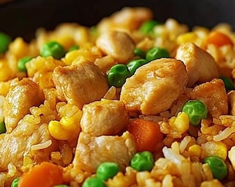 Chicken Fried Rice – Savory, Flavorful & Easy to Make | Instant Download Recipe