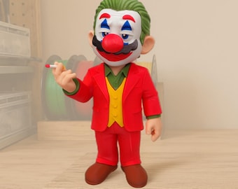 Joker Inspired Plumber Figure | Premium 3D Printed Collectible