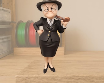 Classic Granny Peaky Blinders Figure | Premium 3D Printed