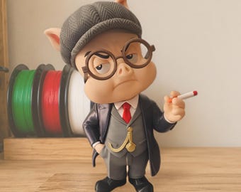 Porky Peaky Blinders Figure | Premium 3D Printed