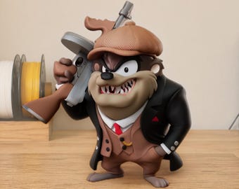 Tazmania Peaky Blinder Figure | Premium 3D Printed Collectible