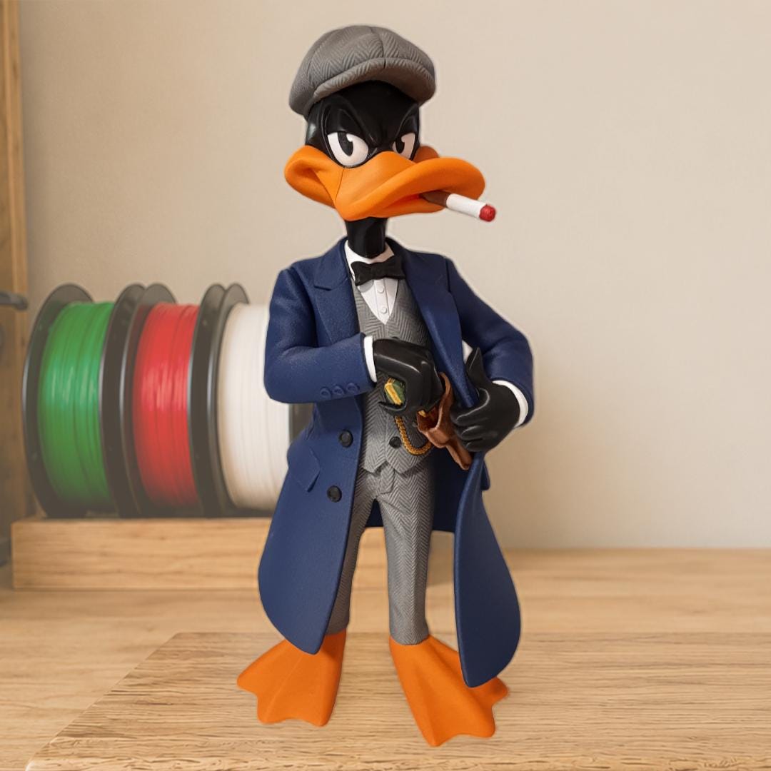 3d Printed Daffy Duck - Etsy