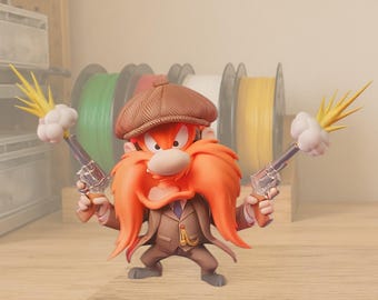 Yosemite Sam Peaky Blinders Figure | Premium 3D Printed