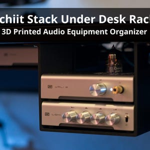 Schiit Stack Unter Schreibtisch Halterung | 3D Gedruckter Halter für Modi Magni Vali | Audiophiler Organizer