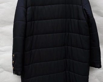 Authentic 90s Vintage CHANEL Black Puffer Coat SILK RARE! - Etsy