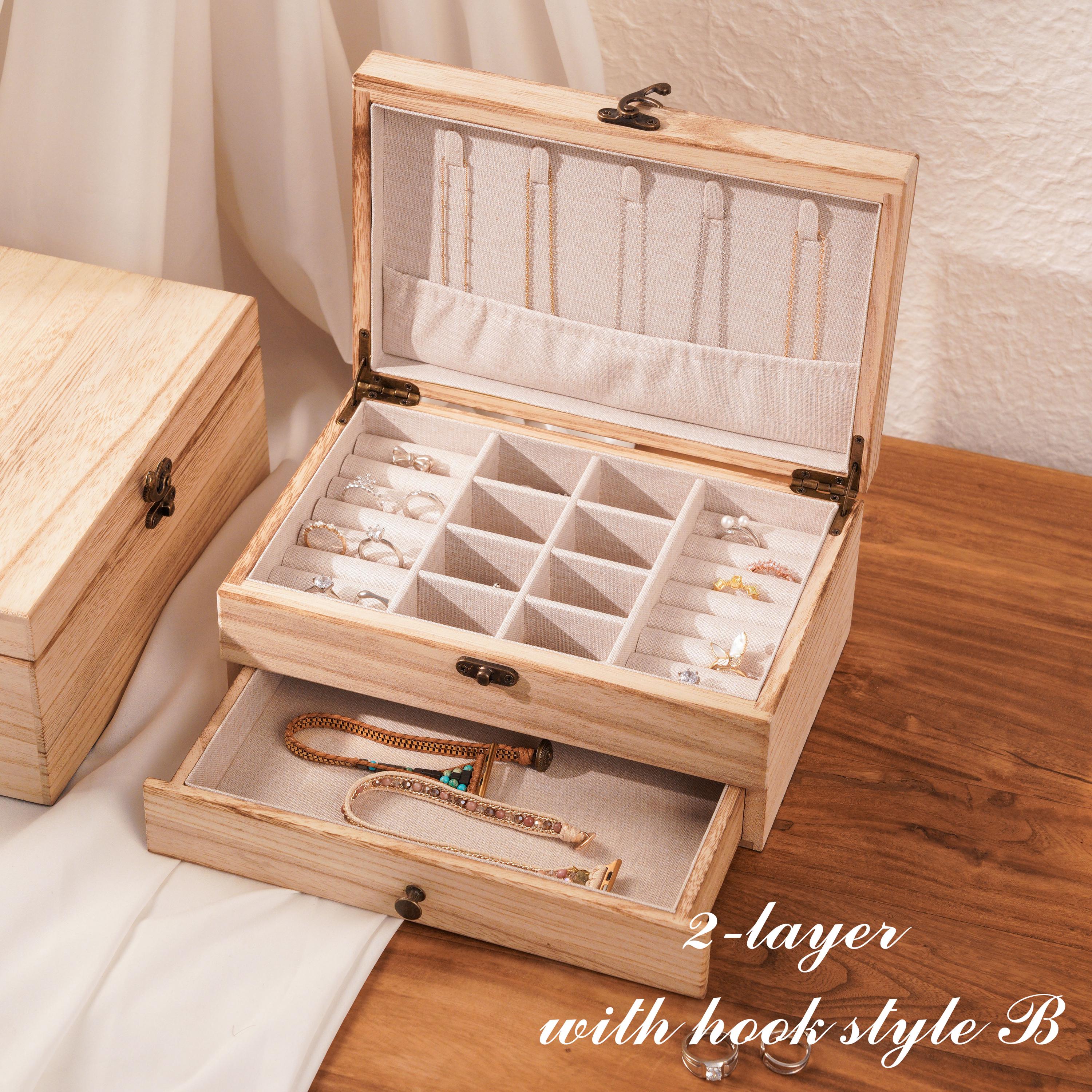Organiseur Secret De Bijoux De Stockage De Cadre, Porte-bijoux Mural, Organisateur De Collier, Cadeau Pour Femme - France