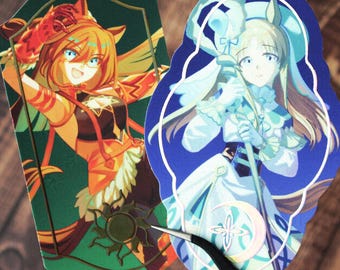 El Condor Pasa, Grass Wonder Foil Stickers | Uma Musume | Fantasy Alt