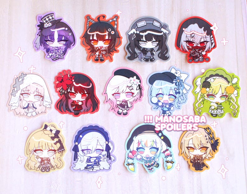 Manosaba Stickers [SPOILERS/ネタバレ] | Mahou Shoujo no Majo Saiban Bild 1