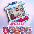Uma Musume Claw Machine Shaker Customizable Keychain Standee