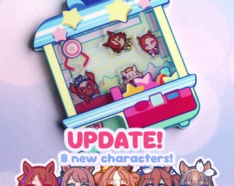 Uma Musume Claw Machine Shaker Customizable Keychain Standee