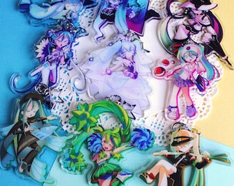 Project Voltage Pokemiku Charms | Bug, Dark, Dragon, Fighting, Ghost, Grass, Psychic, Rock, Steel Type