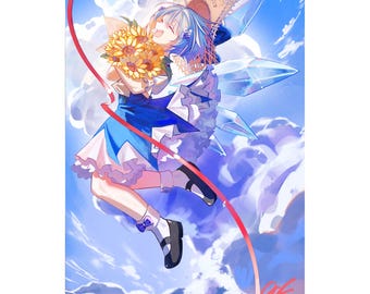 Cirno Print | 5x7", 11x17" | Touhou Project