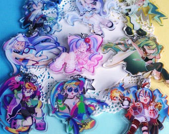 Project Voltage Pokemiku Charms | Electric, Fairy, Fire, Flying, Ground, Ice, Normal, Poison, Water Type