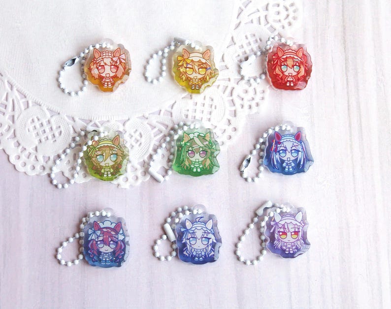 Uma Musume CinGray Charms | Cinderella Gray Cute Jersey Collection Gummy Charm