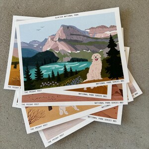 Aventure dans les parcs nationaux | Série d'histoires de cartes postales pour enfants de 8 semaines | Cadeau idéal pour les enfants de 5 à 10 ans