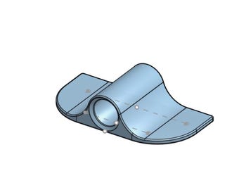 Confezione da 3 tappi porta-pali grandi per opere d'arte in vetro o ceramica - Traslucidi per interni/esterni, resistenti ai raggi UV, adatti a picchetti da giardino verdi da 4/10" (confezione da 3)