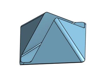 Supporto in vetro medio da 8 pezzi - Piramide (confezione da 8)