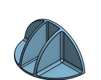 Supporto in vetro piccolo da 12 pezzi - Sfera angolare minimalista (confezione da 12)