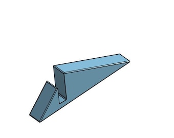 Supporto per vetro da 4 pezzi - Piedino angolato resistente (confezione da 4)