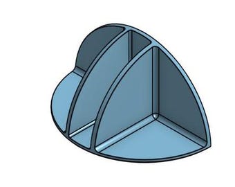 Supporto in vetro medio da 8 pezzi - Sfera angolare minimalista (confezione da 8)