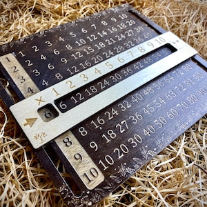 Montessori Multiplikationsbrett: Mathe-Lernspielzeug aus Holz