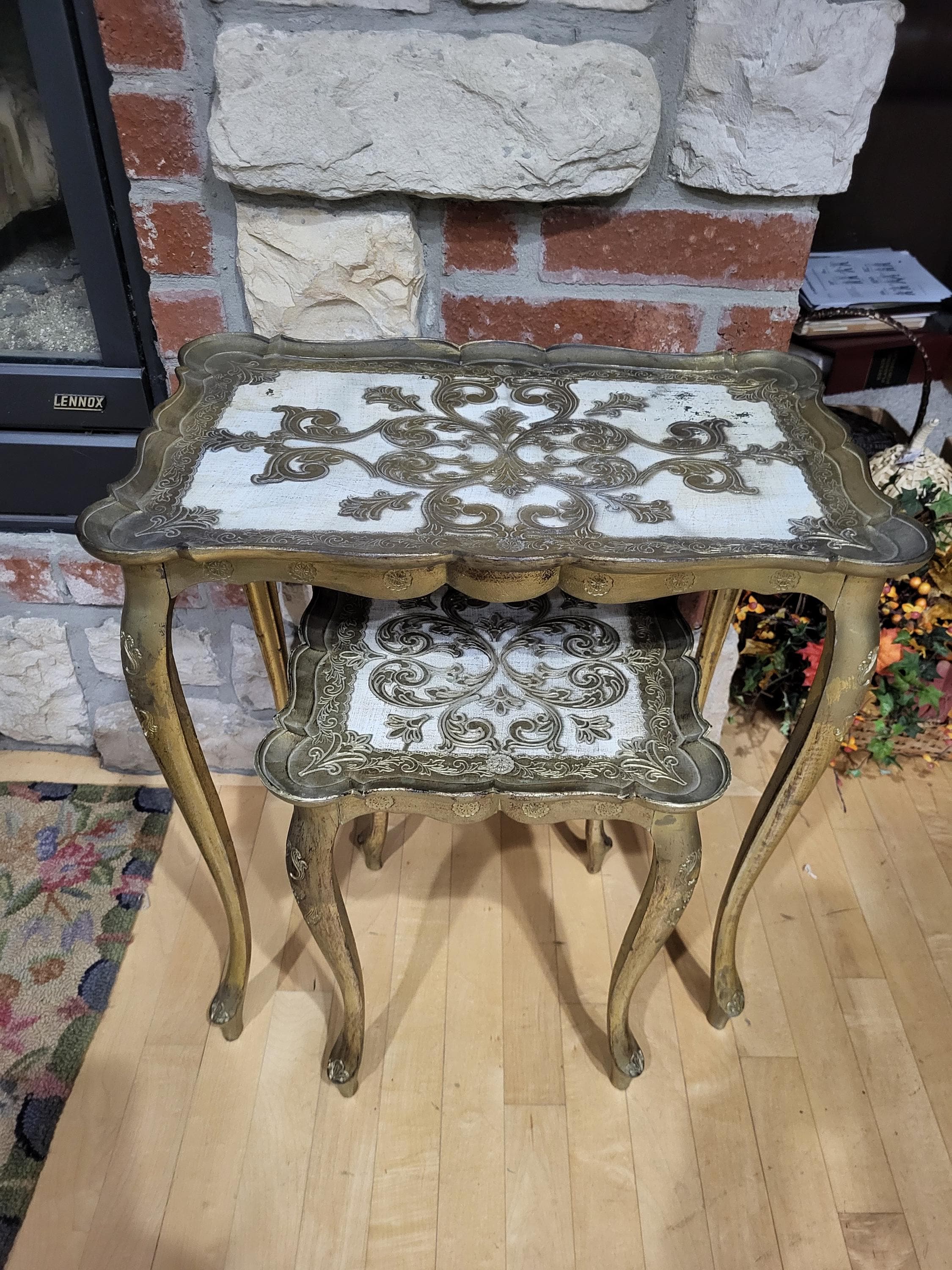 Italian Florentine Nesting Table - Etsy