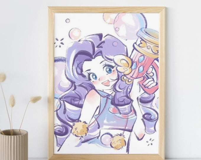 Anime personnalisé à partir d'une photo, portrait d'anime dessiné à la main personnalisé à partir d'une photo, dessin d'anime personnalisé, illustration d'anime personnalisée, cadeau surprise pour elle