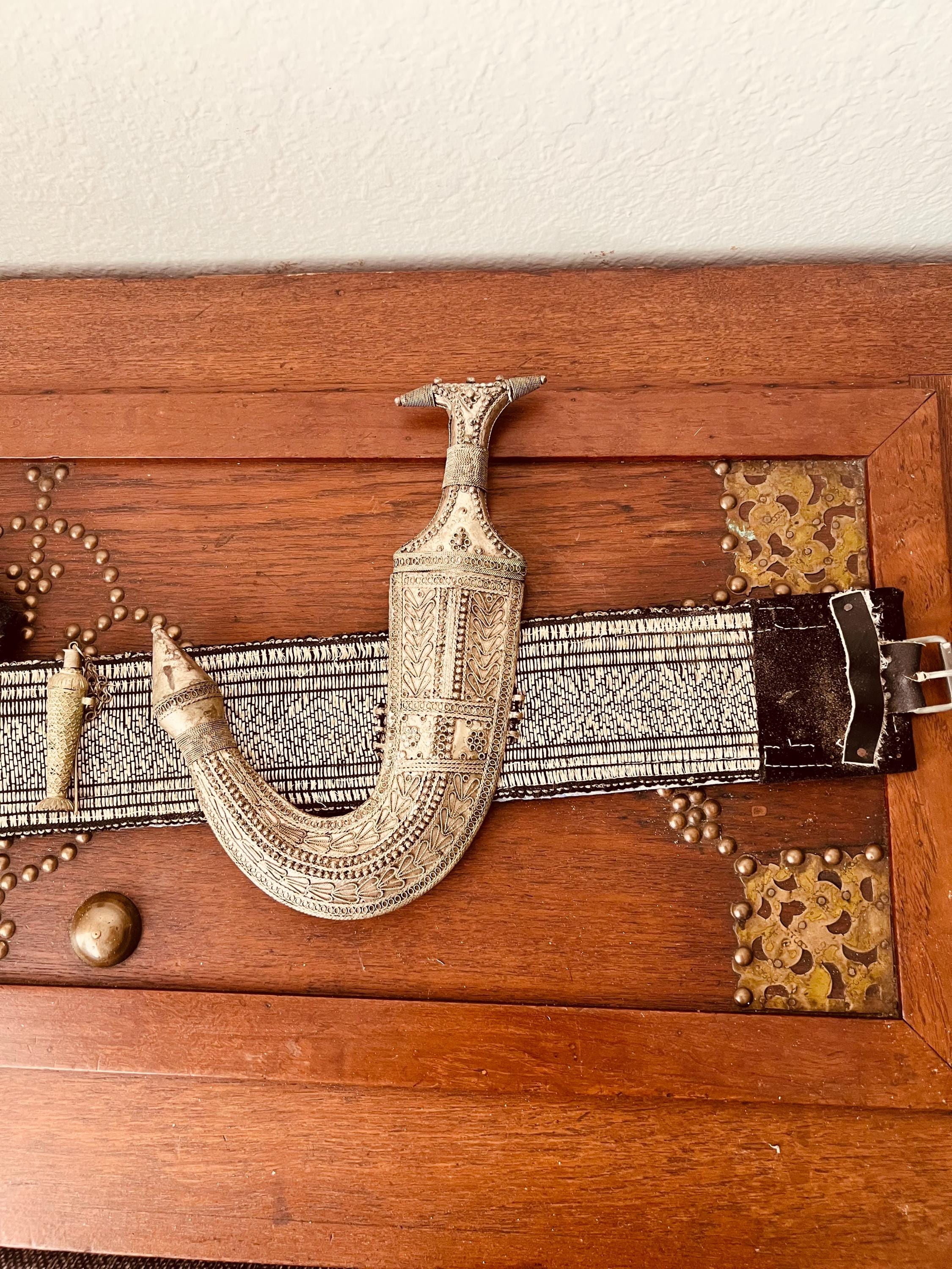 DAPA JGSDF JAMBIYA 09 イラク　JAPAN パッチ　セット Fine Whole Silver Assib Jambiya Dagger in the Abdi Style
